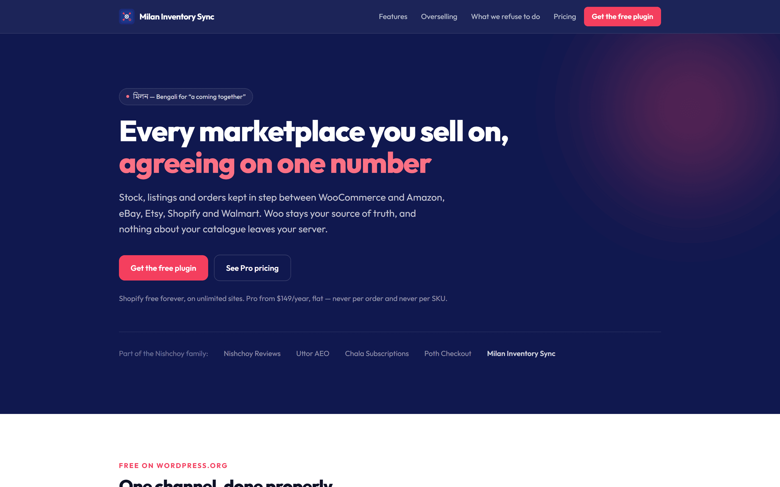 Milan Inventory Sync for WooCommerce homepage